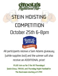 stein holding competition at o'toole's albany